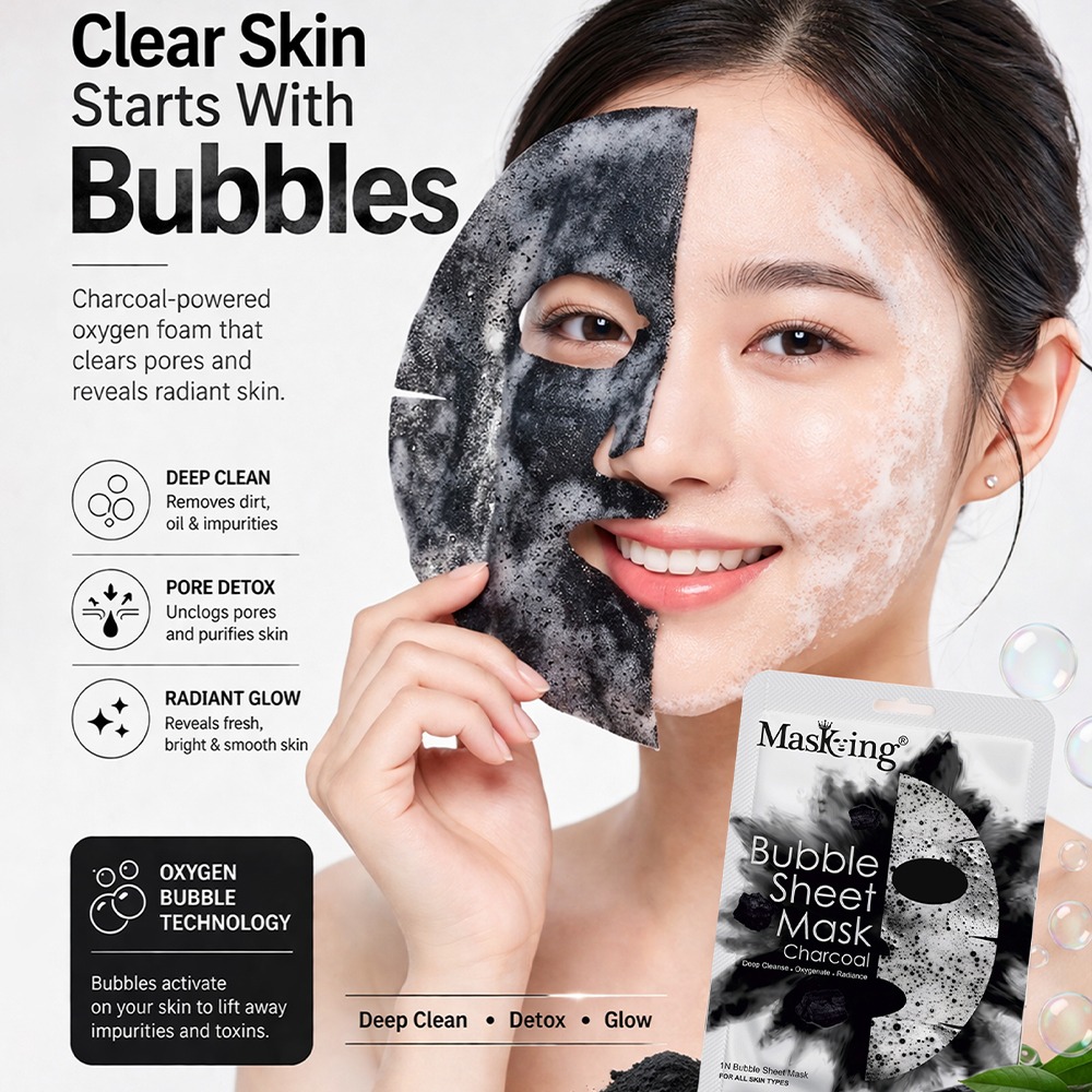 Bubble Cleansing Sheet Mask - Image 3