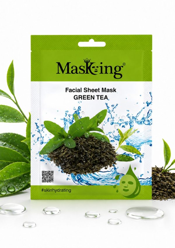 Beauty Green Tea Facial Sheet Mask2