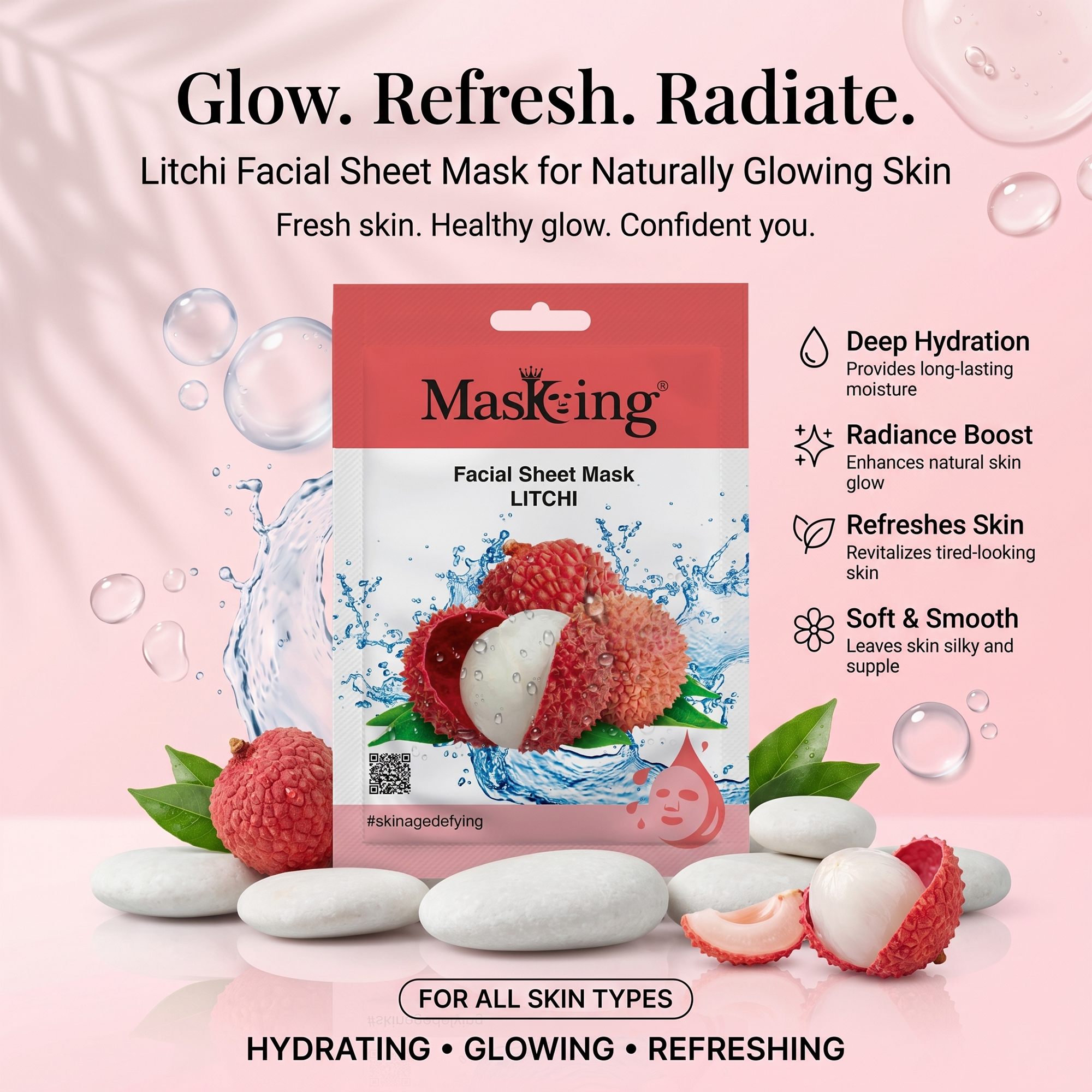 Beauty Litchi Facial Sheet Mask