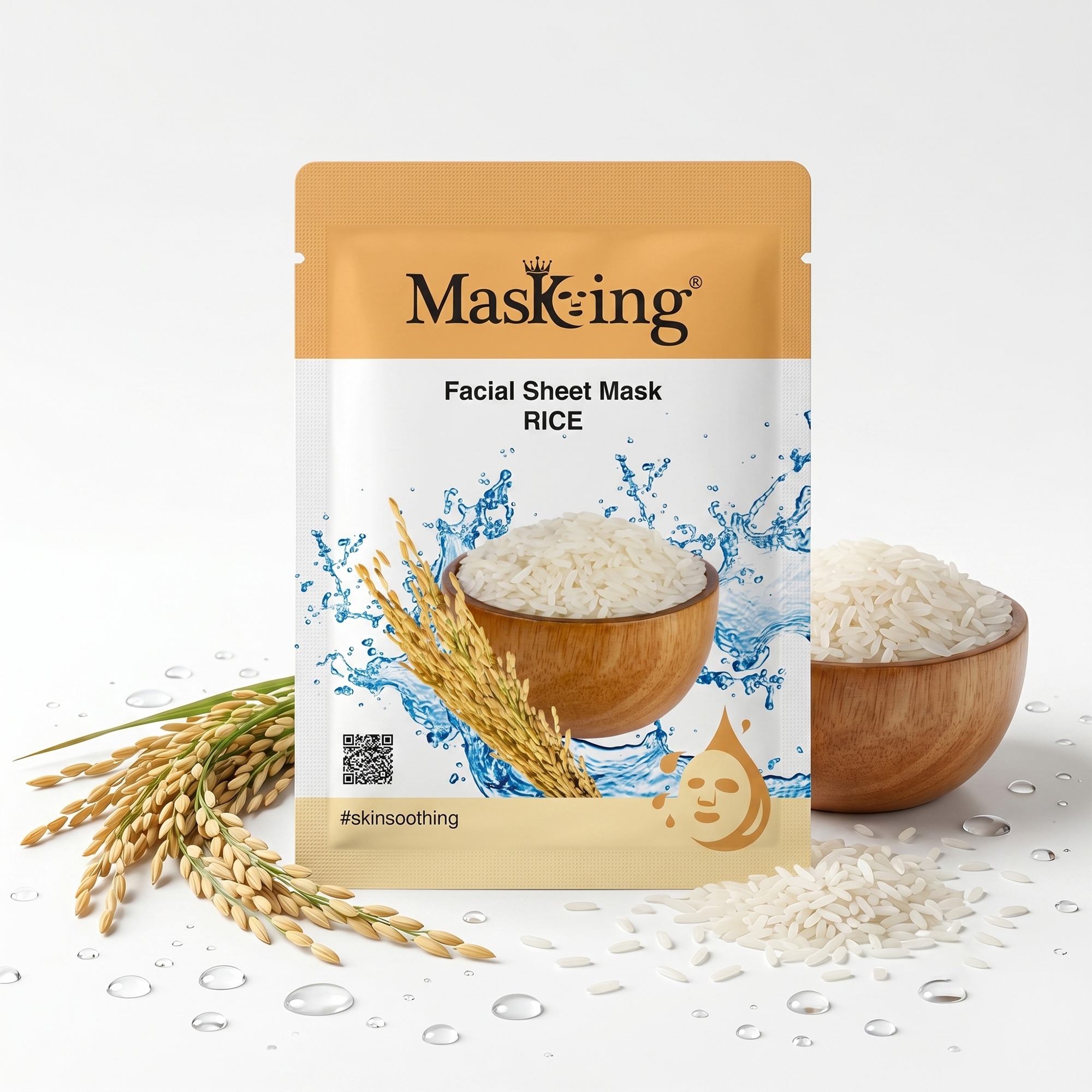 Beauty Rice Skin Soothing Facial Sheet Mask