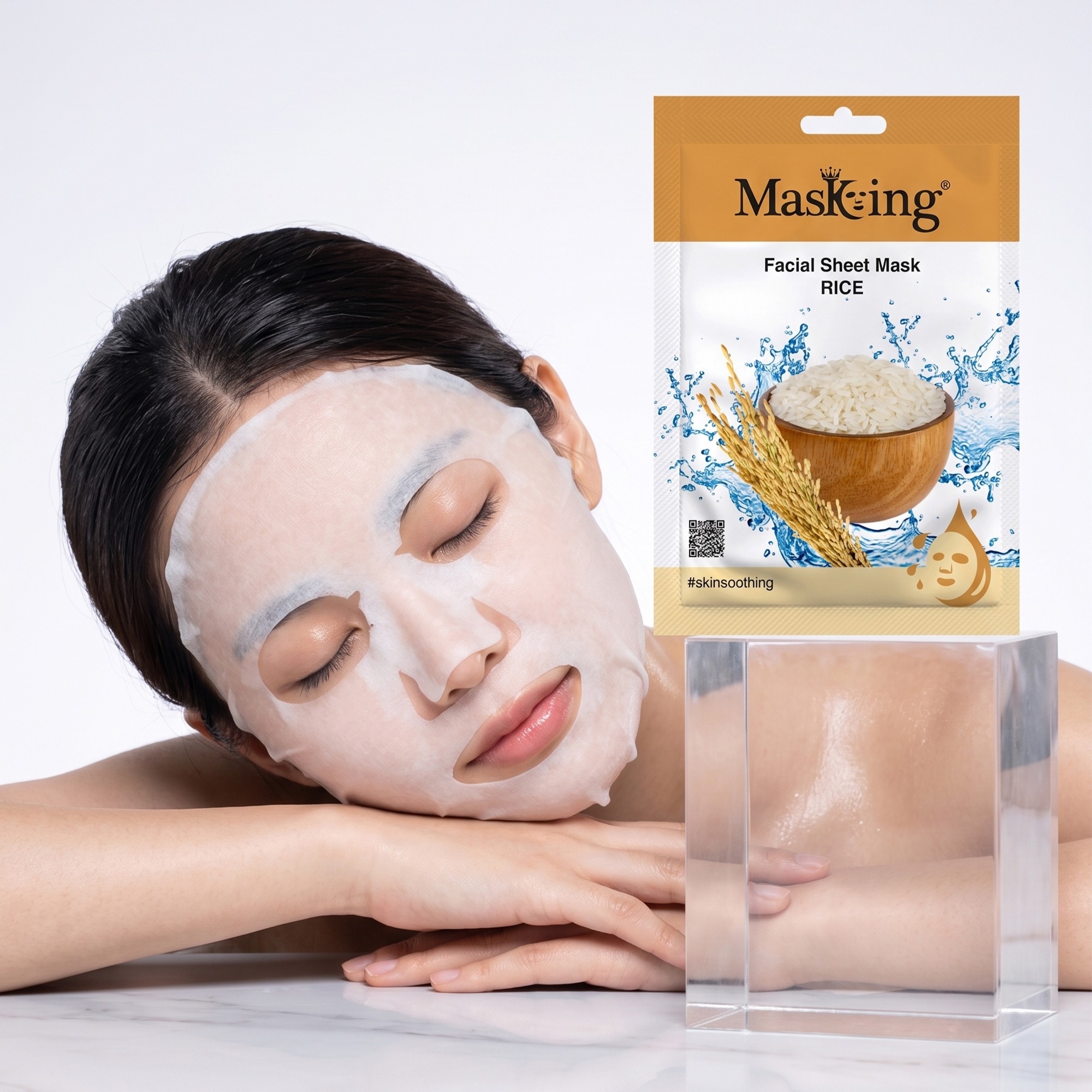 Beauty Rice Skin Soothing Facial Sheet Mask