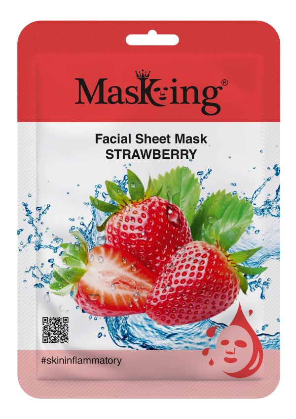 Beauty Strawberry Glow Facial Sheet Mask