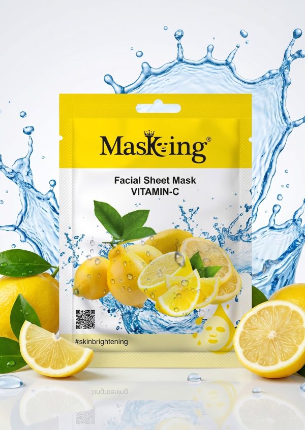 Beauty Vitamin-C Facial Sheet Mask