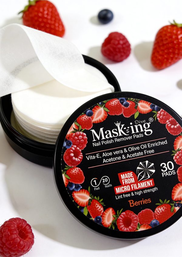 Berries Nail Polish Remover Pads