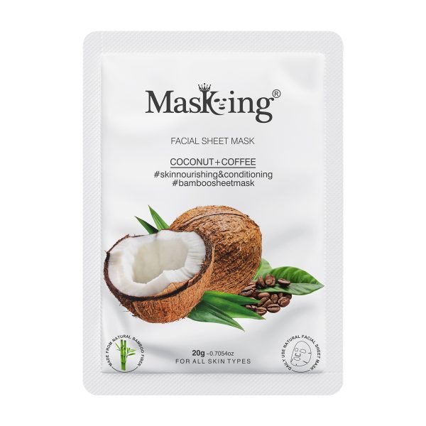 MasKing Coffee+Coconut Bamboo Facial Sheet Mask