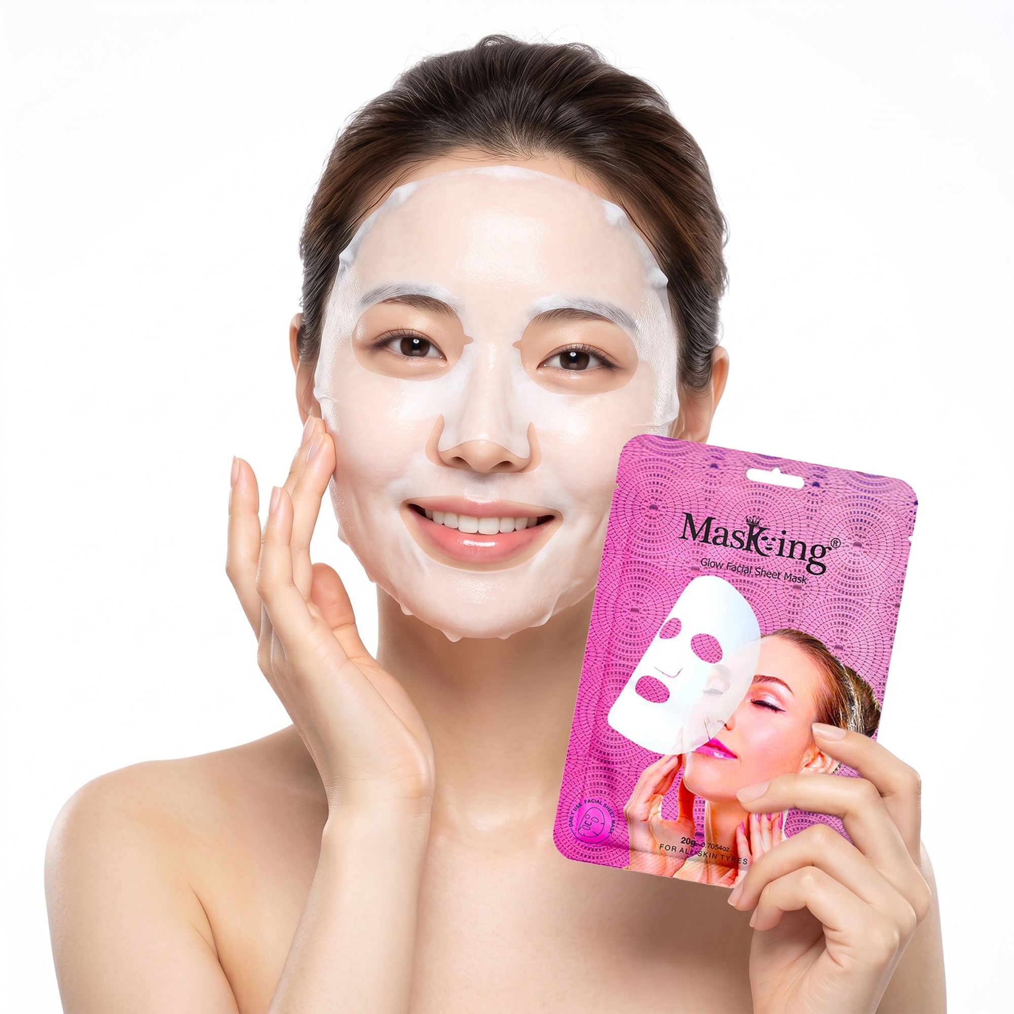 Glow Facial Sheet Mask - Image 5