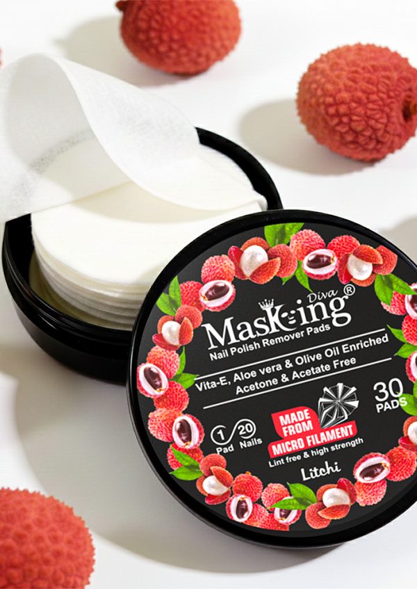 Litchi Nail Polish Remover Pads
