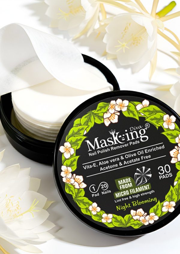 Night Blooming Nail Polish Remover Pads