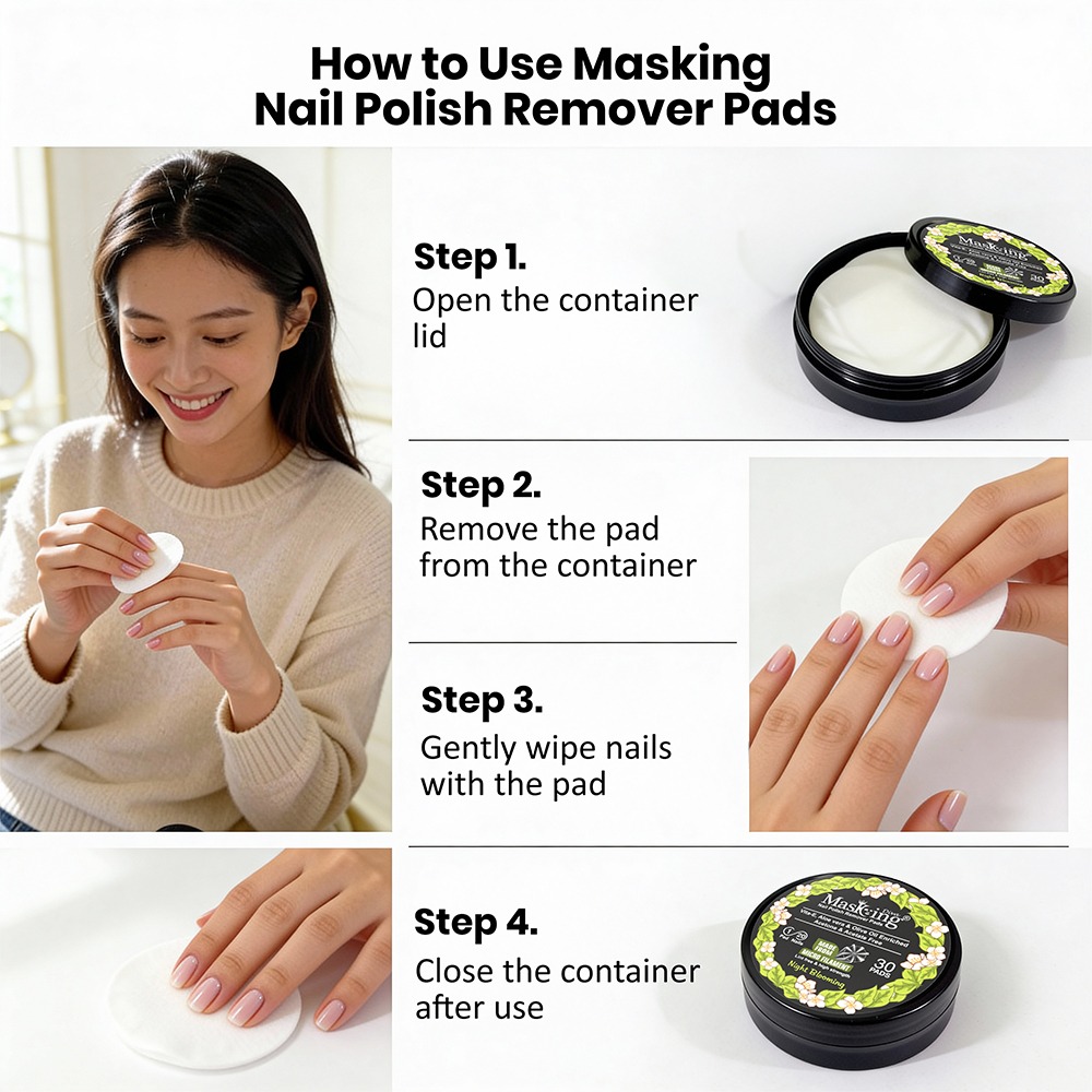 Night Blooming Nail Polish Remover Pads - Image 3
