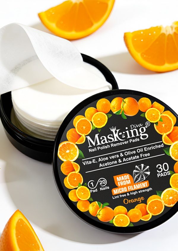 Orange Nailpaint Remover pads