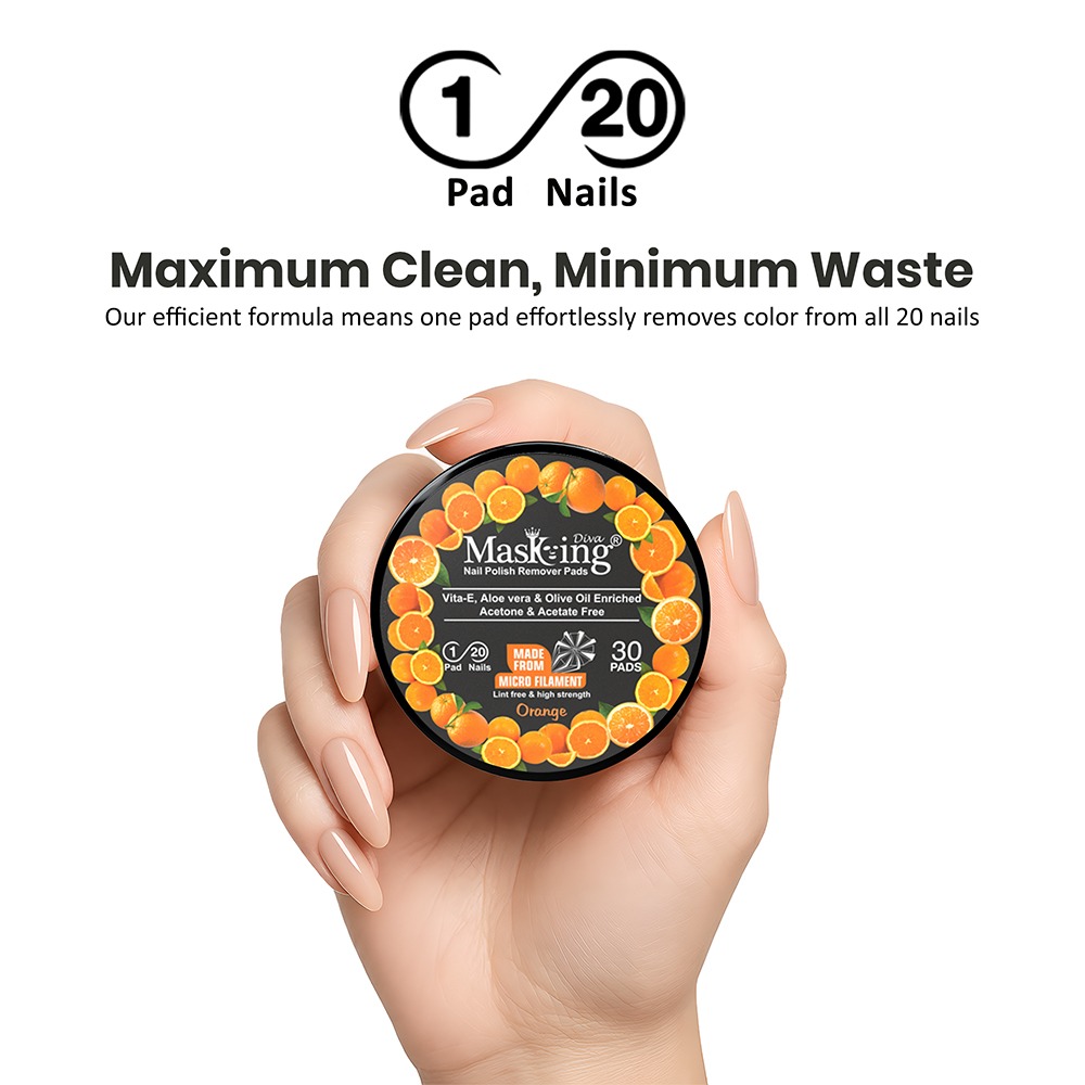 Orange Nailpaint Remover pads4