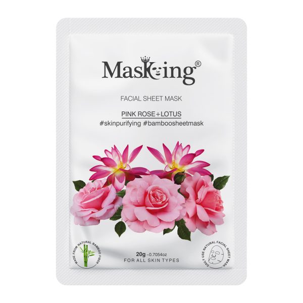 Rose+Lotus Bamboo Facial Sheet Mask