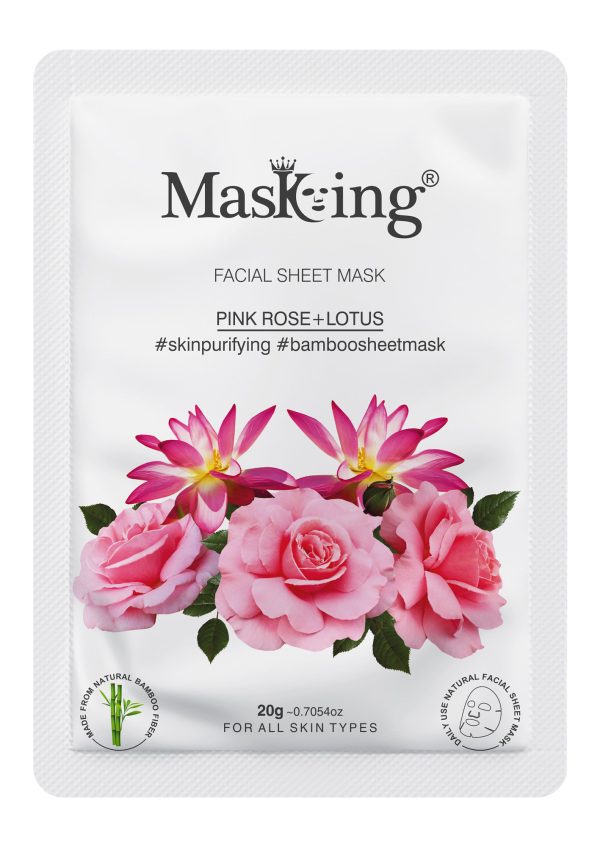 Rose+Lotus Bamboo Facial Sheet Mask