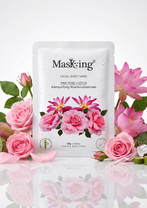 Rose+Lotus Bamboo Facial Sheet Mask2