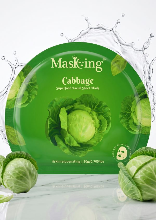 Superfood Cabbage Facial Sheet Mask