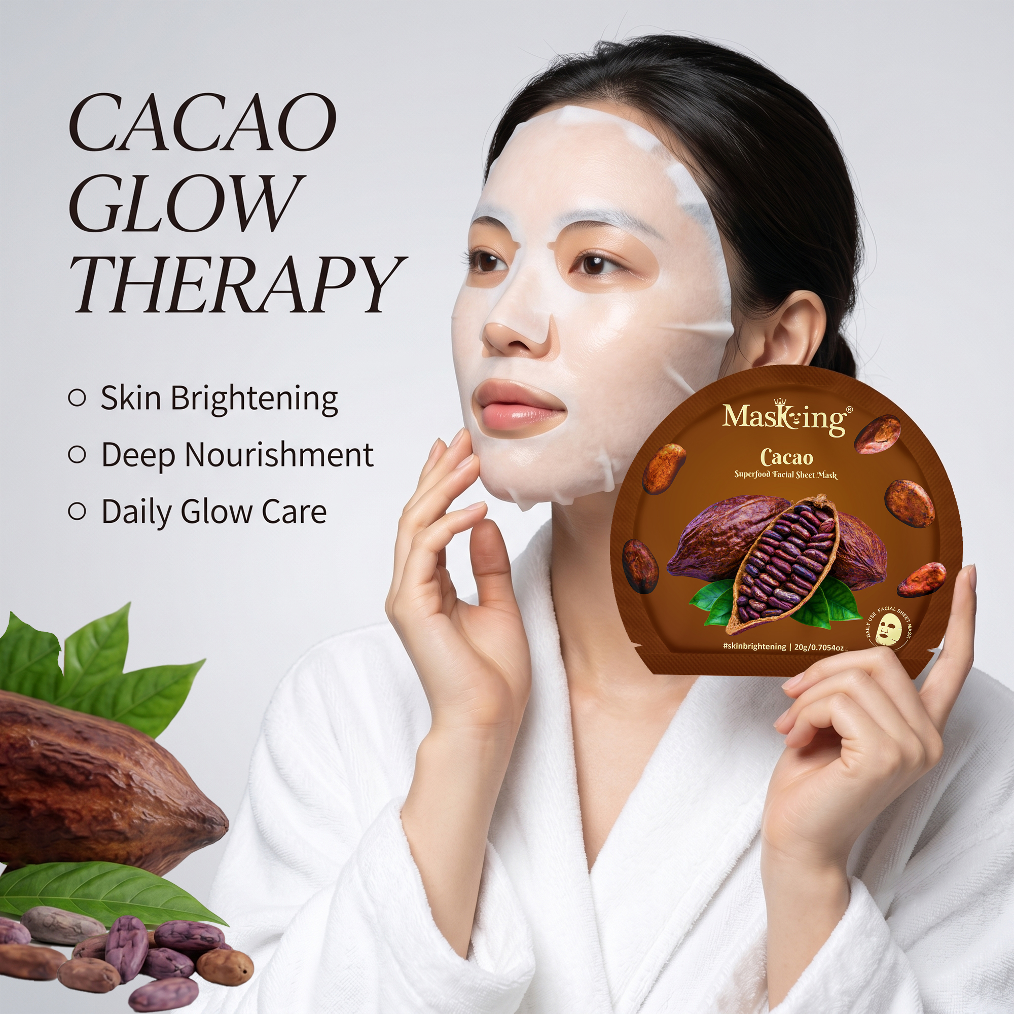 Superfood Cacao Facial Sheet Mask