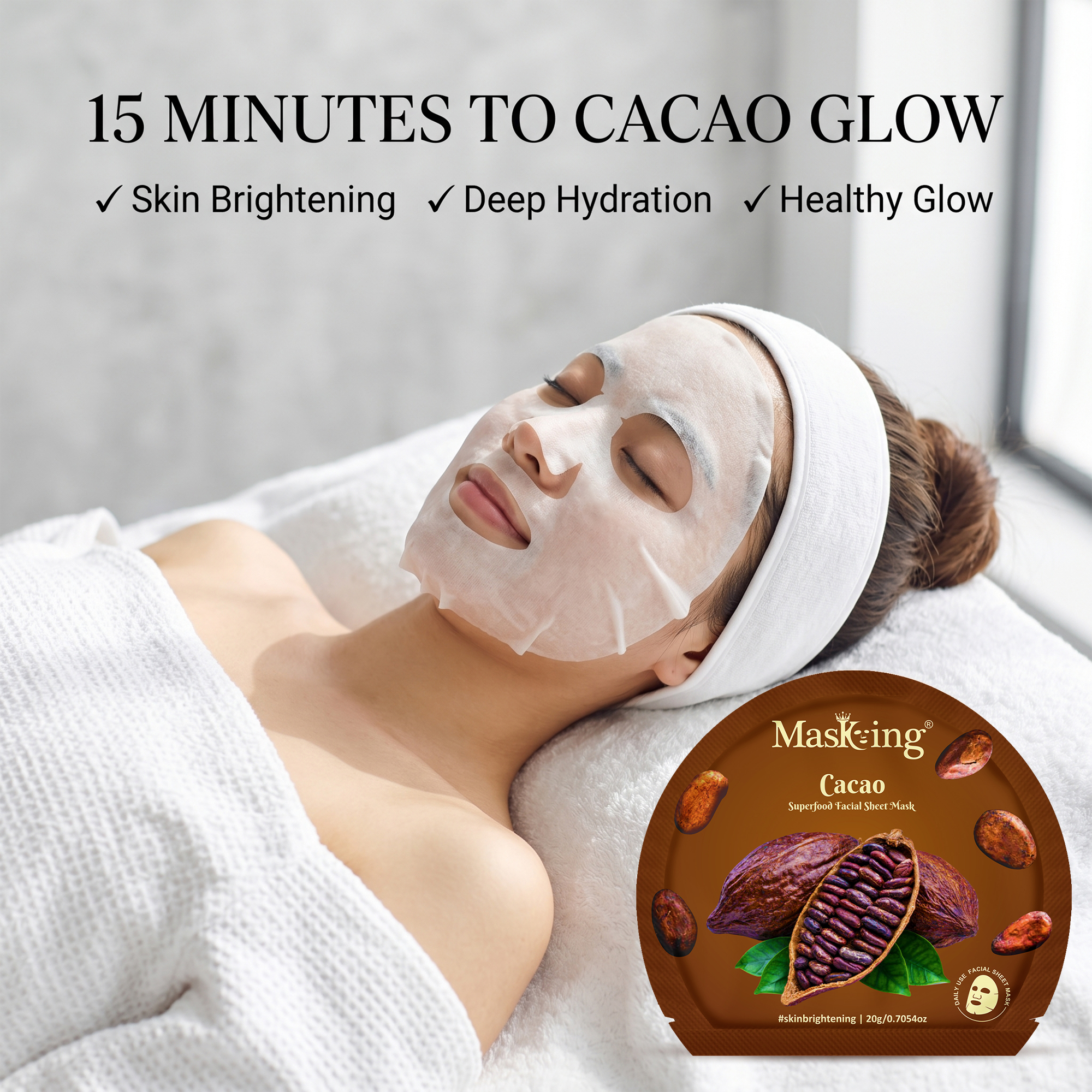 Superfood Cacao Facial Sheet Mask