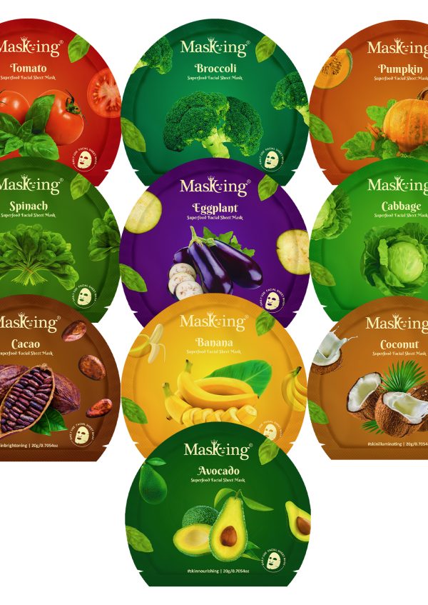 Superfood Facial Sheet Mask, pack of 10