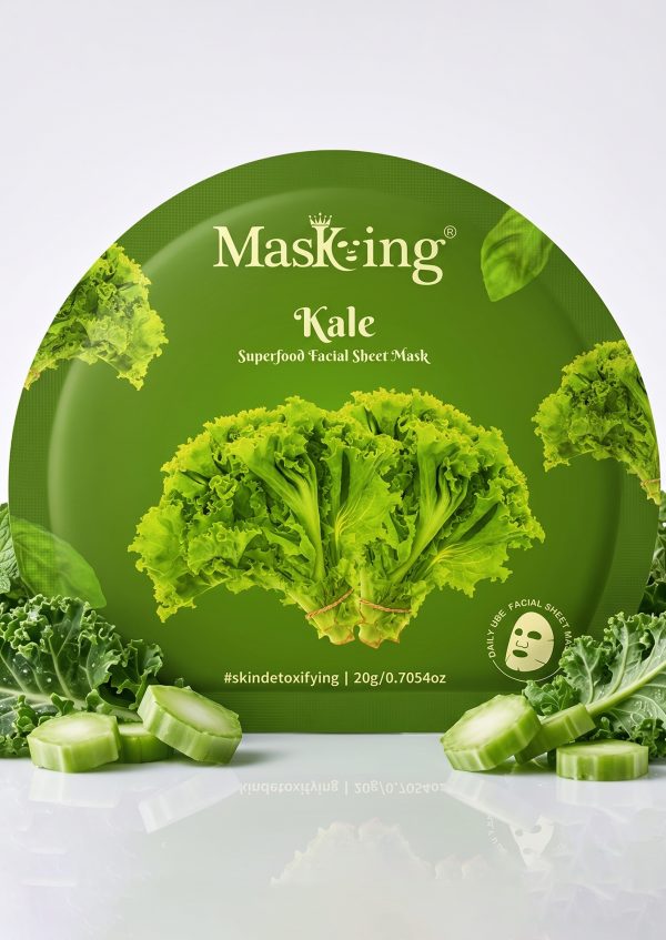 Superfood Kale Facial Sheet Mask2