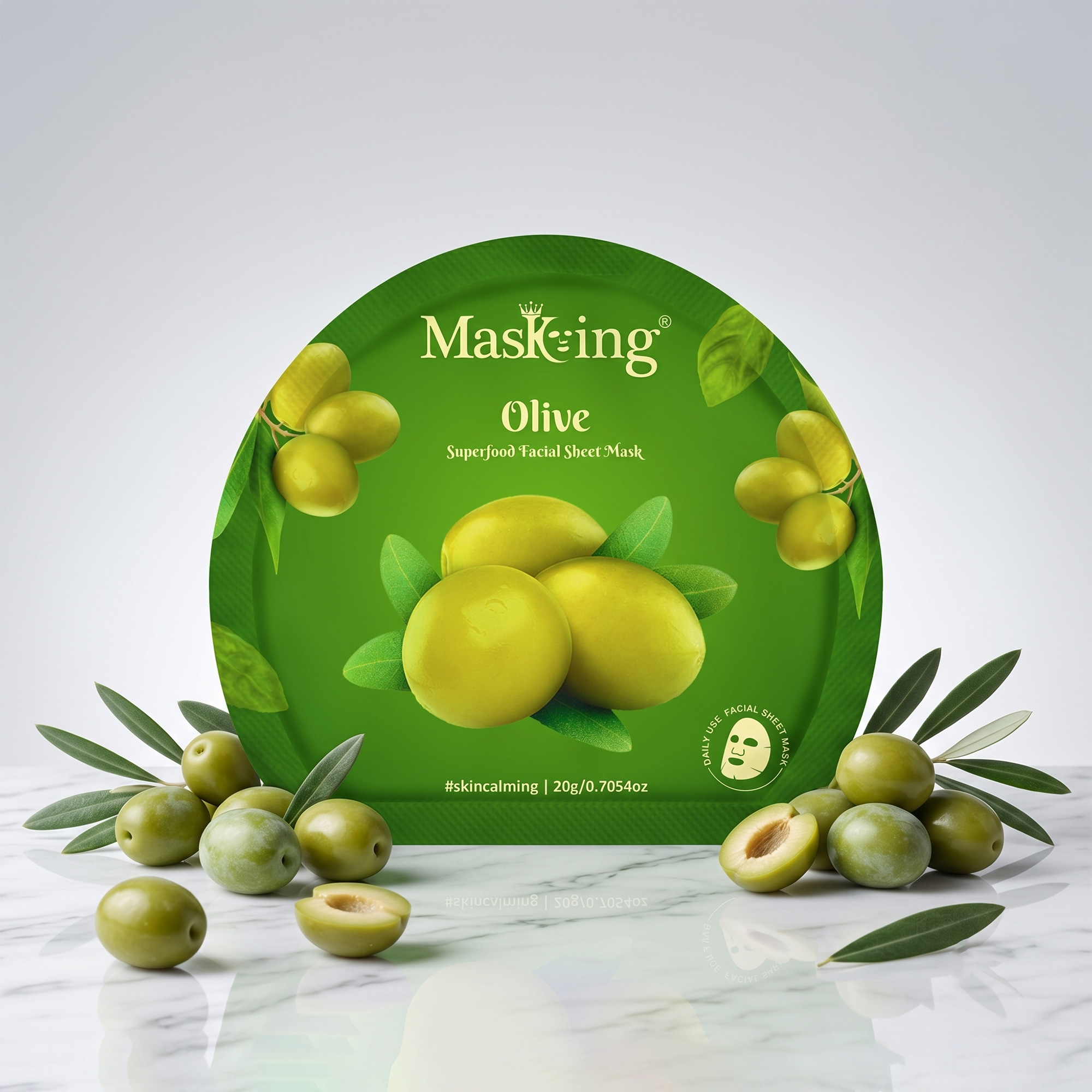 Superfood Olive Facial Sheet Mask - Image 2