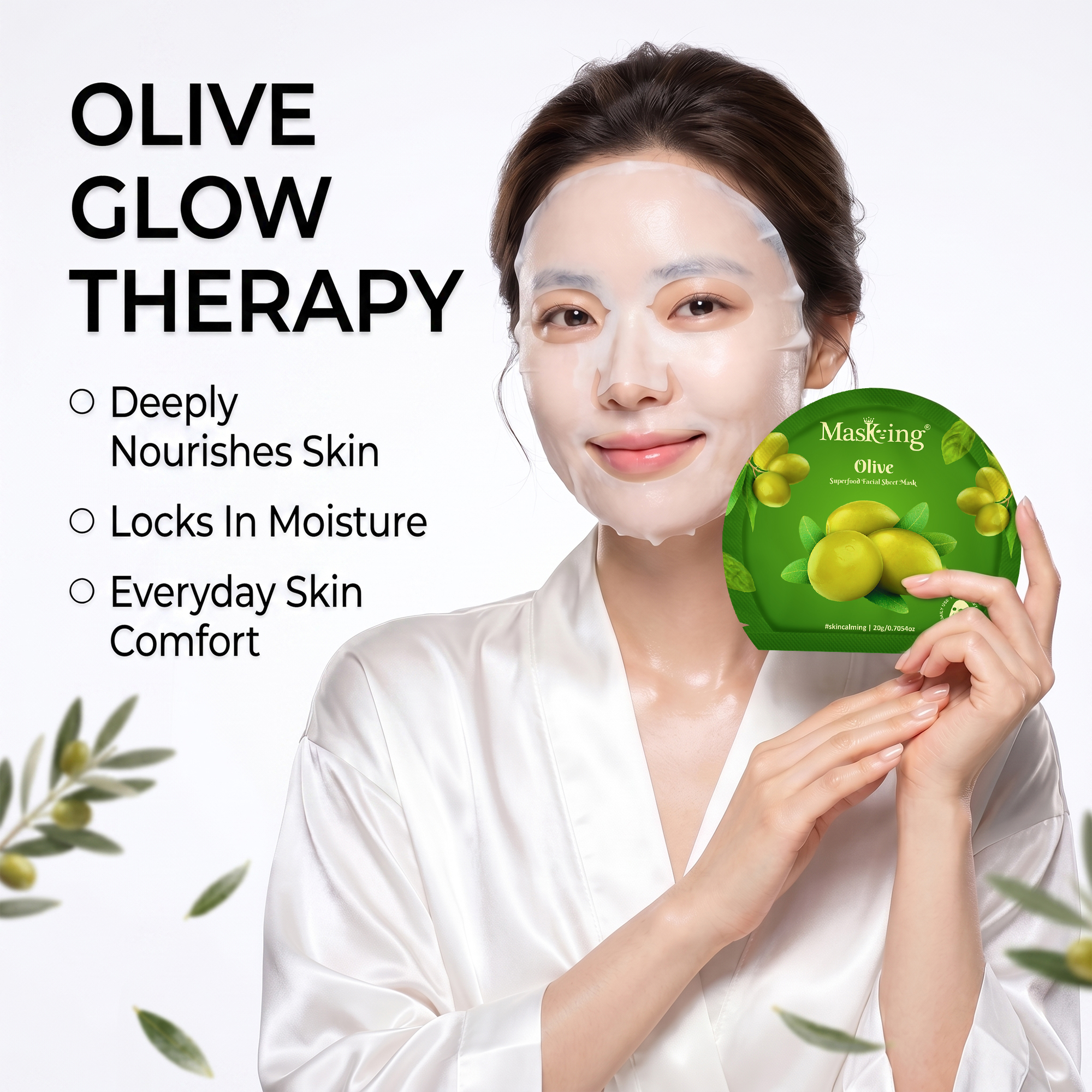 Superfood Olive Facial Sheet Mask - Image 4