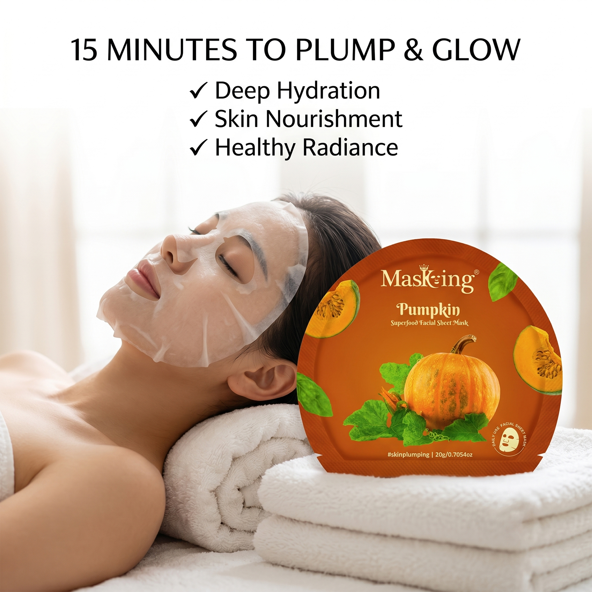 Superfood Pumpkin Facial Sheet Mask