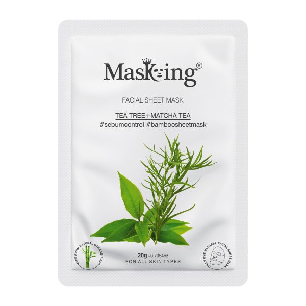 Tea Tree+ Matcha Tea Bamboo Facial Sheet Mask