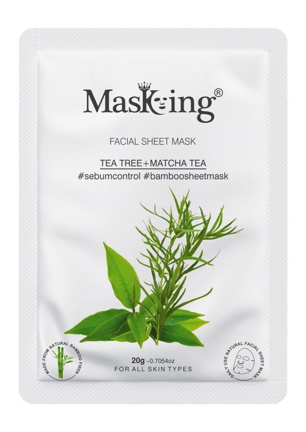 Tea Tree+ Matcha Tea Bamboo Facial Sheet Mask