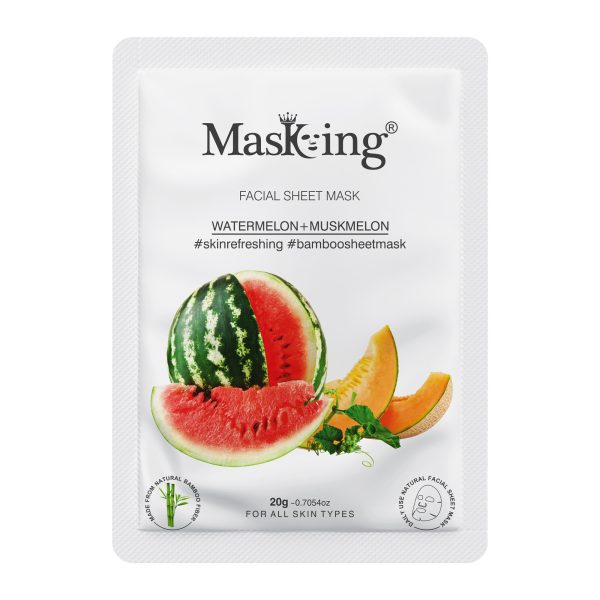 MasKing Watermelon+Muskmelon Bamboo Facial Sheet Mask